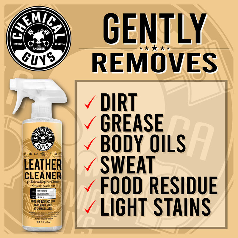 LEATHER CLEANER NETTOYANT CUIR CHEMICAL GUYS