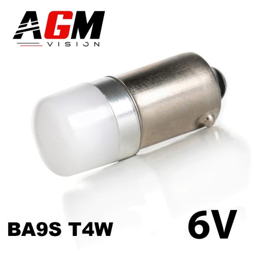 Ampoule LED T4W BA9S ANGEL 6V (Blanc 6000K)
