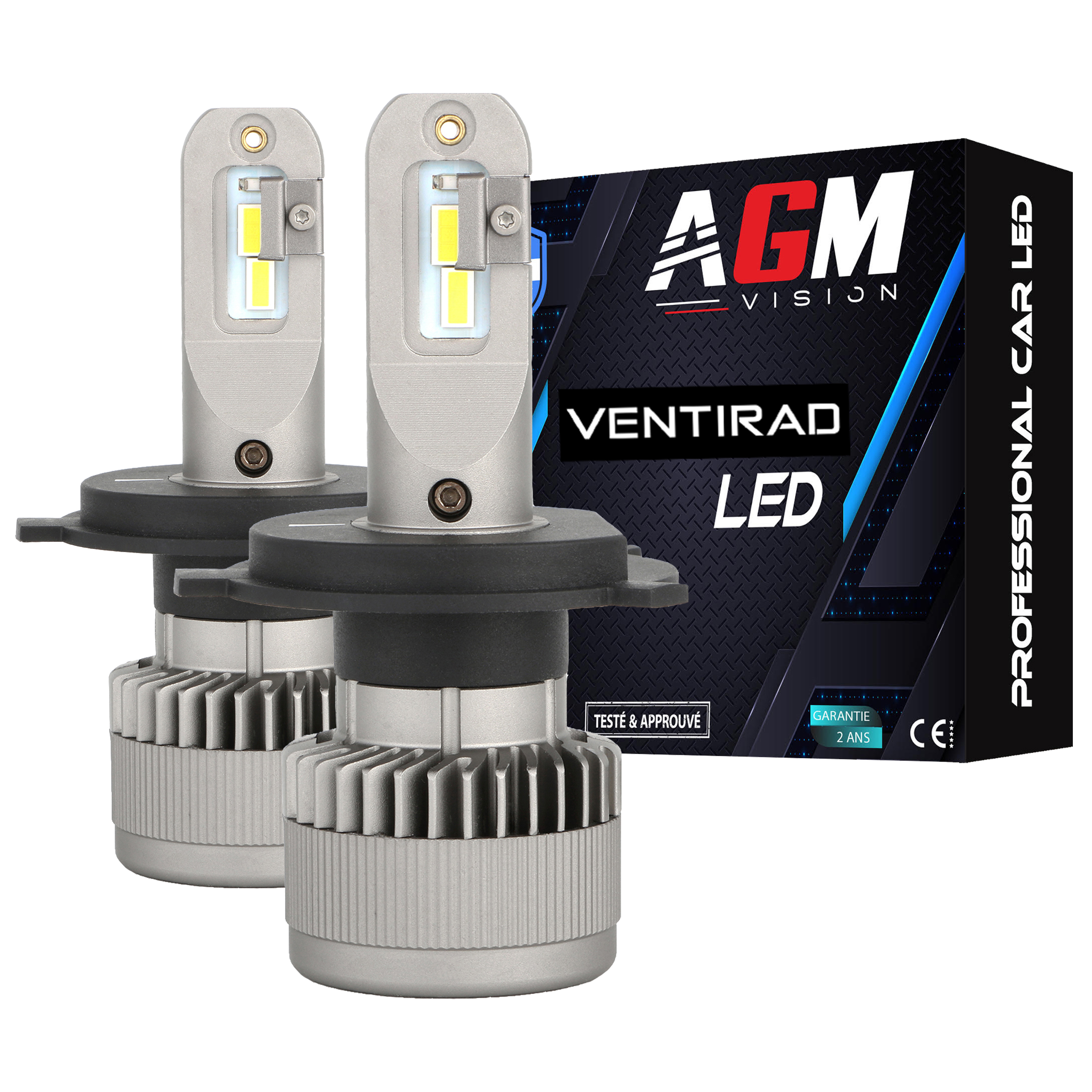 Kit Ampoules LED H4 VENTIRAD