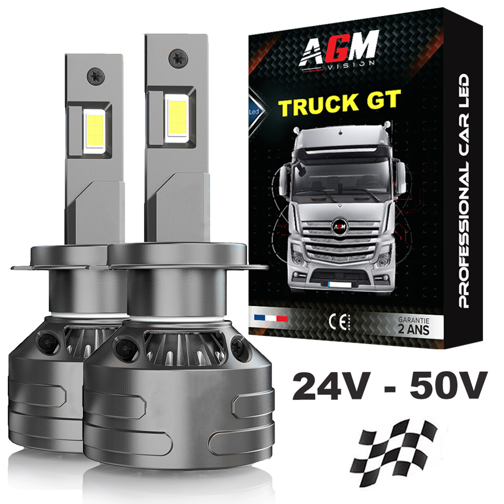 Ampoules h7 LED 24V camion