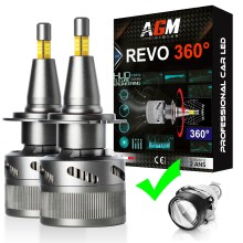 Kit ampoules H7 LED Revo 360°