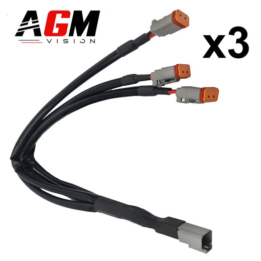 プレミアム 2ピン デューチュ マレ トリプル延長ケーブル