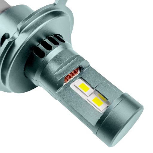 Ampoule LED H4 Moto GTS 1.1 Slim Ventilée 30 Watts, 4000 Lumens, Blanc 6500K