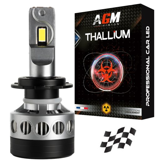 LED-lamp H7 THALLIUM 85 WATT, 16.000 LUMEN, WIT 6500K