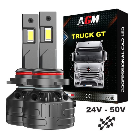 Kit Ampoules LED HB3 TRUCK GT-150 Watts - 23 000 Lumens - Blanc 6500K