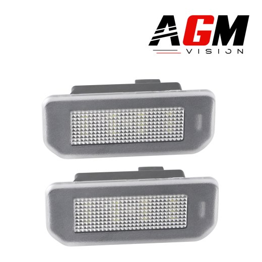 Kit 2 LED Lighting Modules License Plate Tesla - TYPE 1