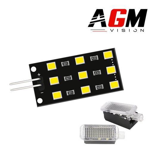 Módulo de Iluminação LED Interior Audi, VW, SEAT, SKODA, Universal Branco 6000K