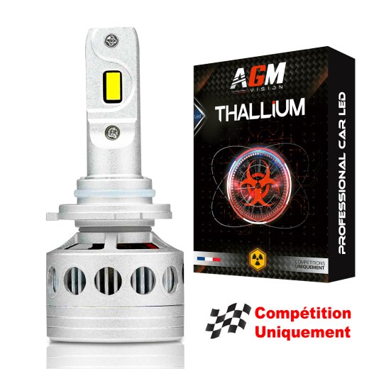Ampoule LED HB3 9005 THALLIUM 85 WATTS, 16 000 LUMENS, BLANC 6500K