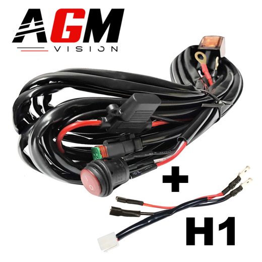 LED bar beam + Simplified High Beam Control (H1 Connector)