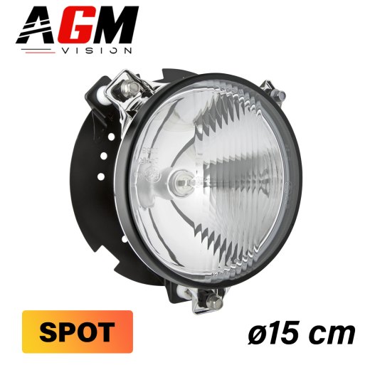 ラリー用ロングレンジヘッドライト 15CM プレート付き