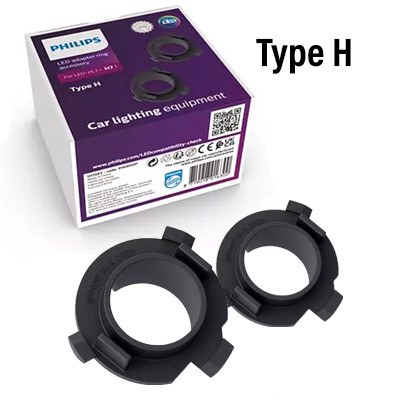 2x Anneaux de Connexion TYPE H LED H7 - Ampoules LED H7 PRO6001 Philips