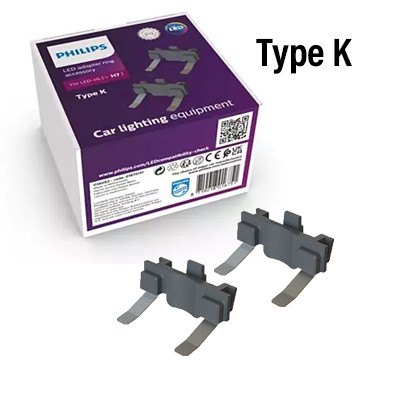 2x TYPE K LED H7 コネクションリング - LED H7 PRO6001 Philips バルブ