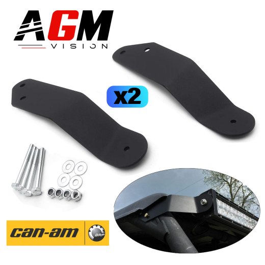 PAKKET 2 Bevestigingssteunen Can-Am Maverick voor LED-balk (1m) op dak