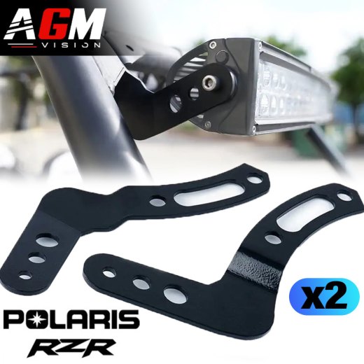 PACCHETTO 2 Supporti Fissaggio Barra LED (80cm) per Tetto di Polaris RZR