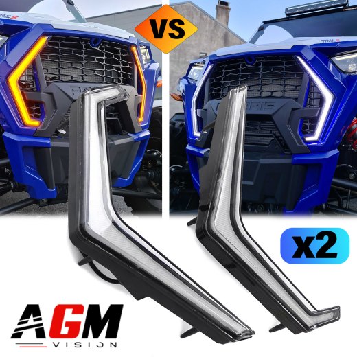 Kit Luci diurne LED Bianco/Arancione - Polaris RZR