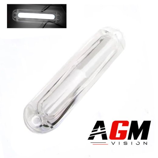 Luz de posição LED Angel Oval (BRANCO) - 12 CM