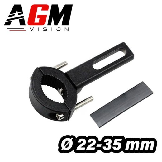 MOTORRADHALTERUNG BEFESTIGUNG 22mm bis 35mm FÜR ZUSÄTZLICHEN LED-SCHEINWERFER