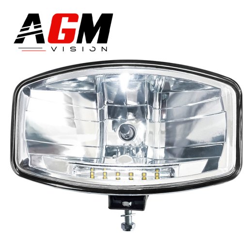 PHARE OVAL JUMBO + LED AU CHOIX POUR CAMION 24V