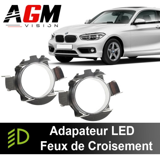 Confezione da 2 adattatori LED per fari anabbaglianti BMW Serie 1 F20/21
