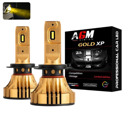 KIT AMPOULES LED H7 GOLD XP