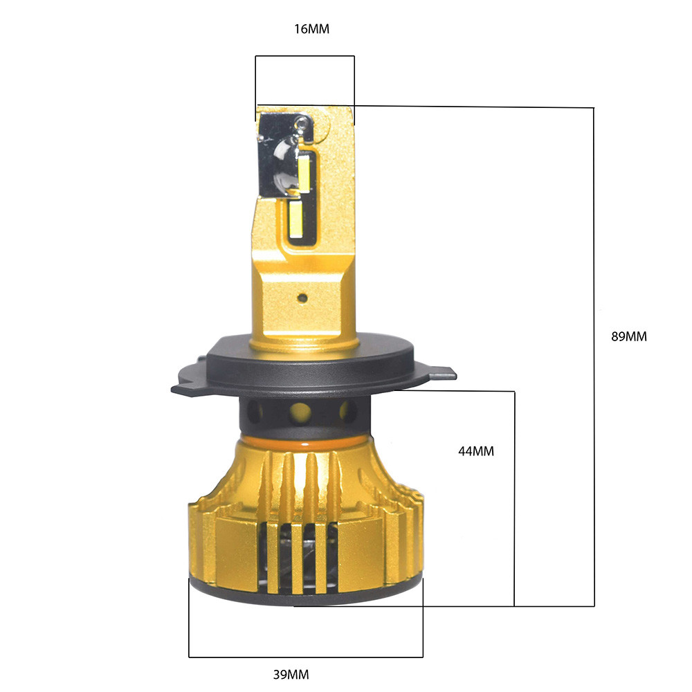 Kit Ampoules LED H4 GOLD XP