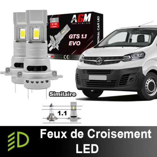 KIT LED-Abblendlicht Opel Vivaro - 2019 bis 2023 - Einbau wie original