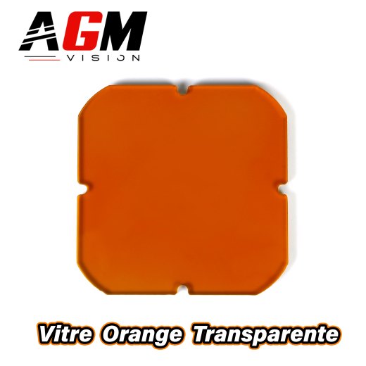 VIDRO DE SUBSTITUIÇÃO LARANJA TRANSPARENTE - QUADRA TECH