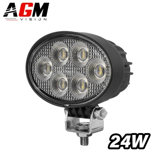 Phare de travail LED ovale ST-PRO Flood 24W