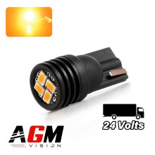 Ampoule LED T10-WY5W FRONT LED (orange) Camion 24 Volts