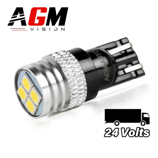 Lampadina LED T10-W5W FRONT LED (Bianco) Camion 24 Volt