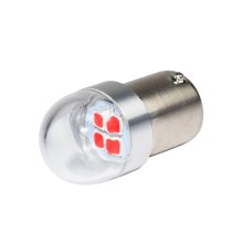 Ampoule LED R5W-R10W MIRAGE (Rouge) Camion 24 Volts