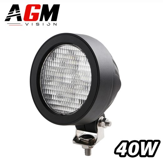 FARO DE TRABAJO LED REDONDO SUPER DIFUSIÓN 40W