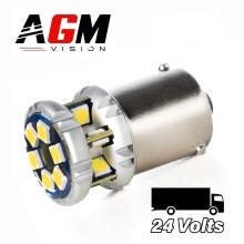 Ampoule LED R5W-R10W Mini Ultra Power Blanc 24 Volts Camion