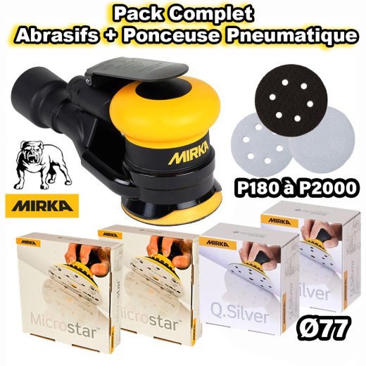 Complete Headlight Sanding Kit (PNEUMATIC) PREMIUM