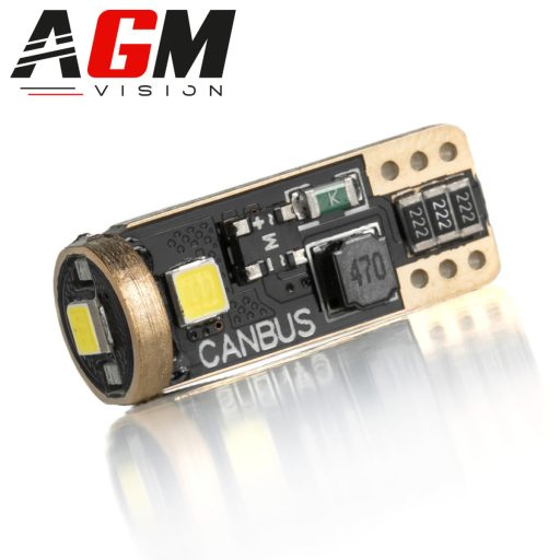 Ampoule T10 LED Canbus 13 SMD Veilleuse 6000K Feux de position W5W