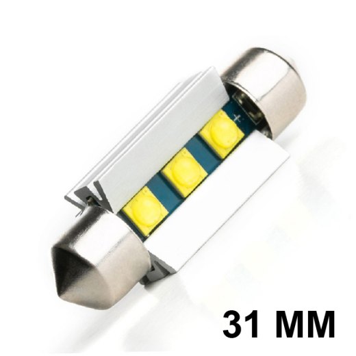 Navette LED-C10W-31mm-Supreme (Branco)