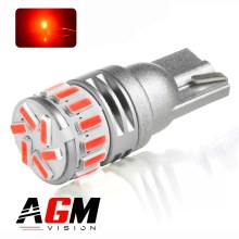 Ampoule LED T10-W5W 360° - Rouge