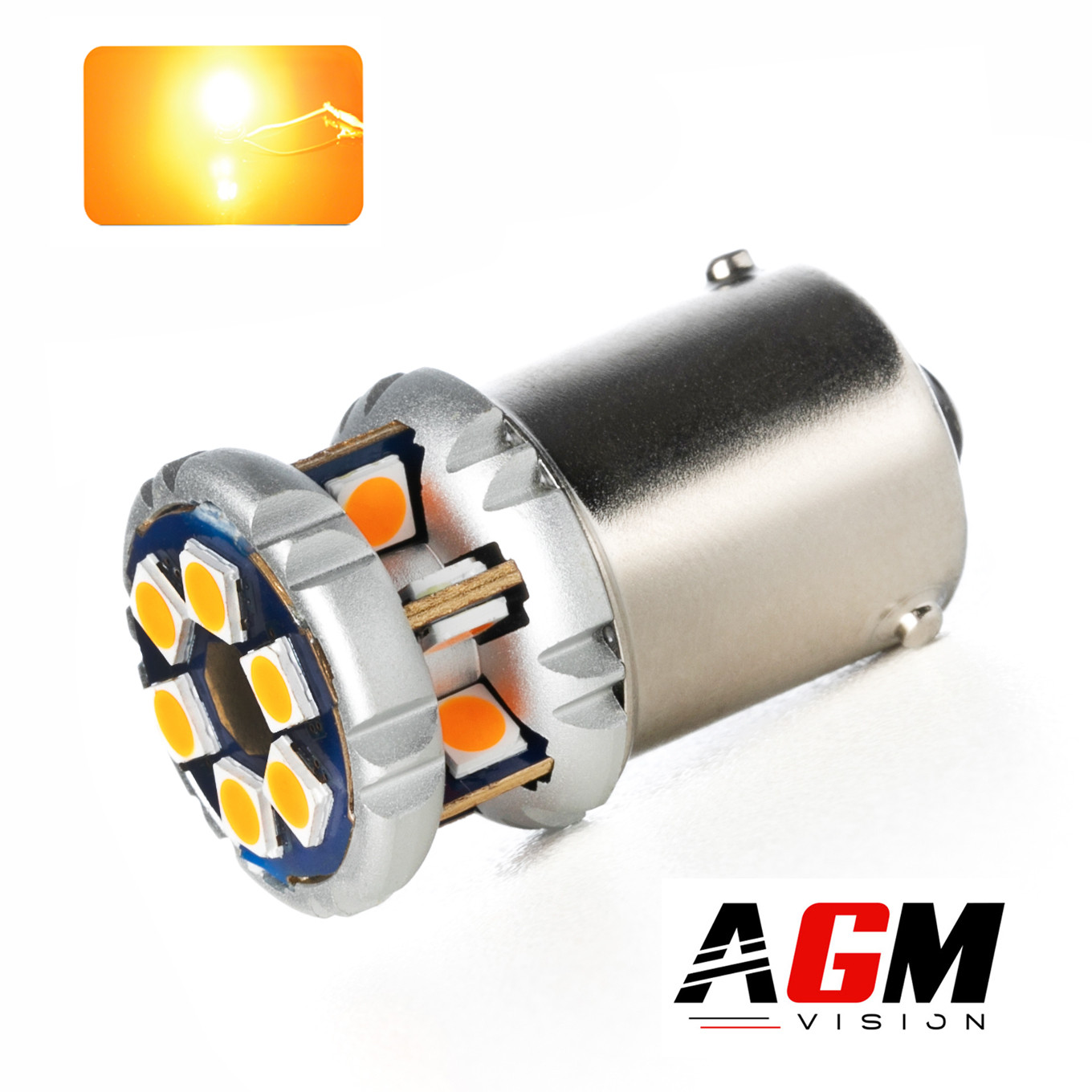 AMPOULE LED R5W-R10W MINI ULTRA POWER ORANGE