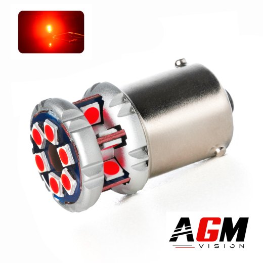 Ampoule LED R5W-R10W Mini Ultra Power Rouge