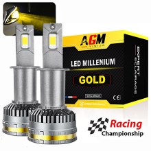 Kit Ampoules LED H3 MILLENIUM GOLD 130 WATTS