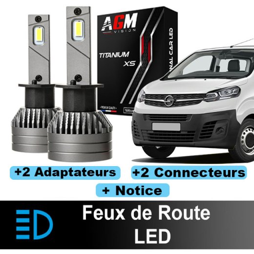 Kit fari abbaglianti LED Opel Vivaro 2019 a 2023 - 90 watt - 15300 lumen