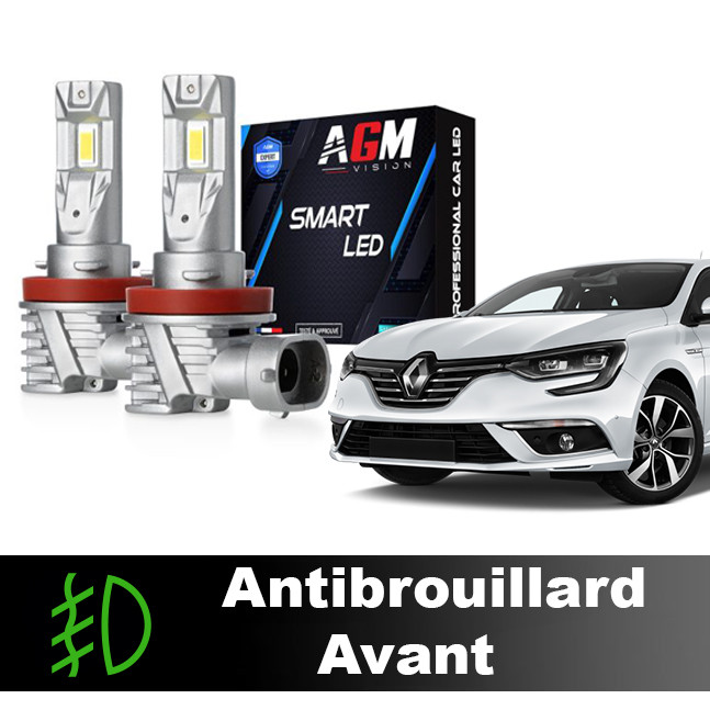 Pack Antibrouillard/feux d'angle Led Haute Puissance Renault