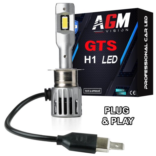 Ampoule LED H1 GTS EVO R35W - Réglable & Ventilée, 5050 lumens, blanc 5800K