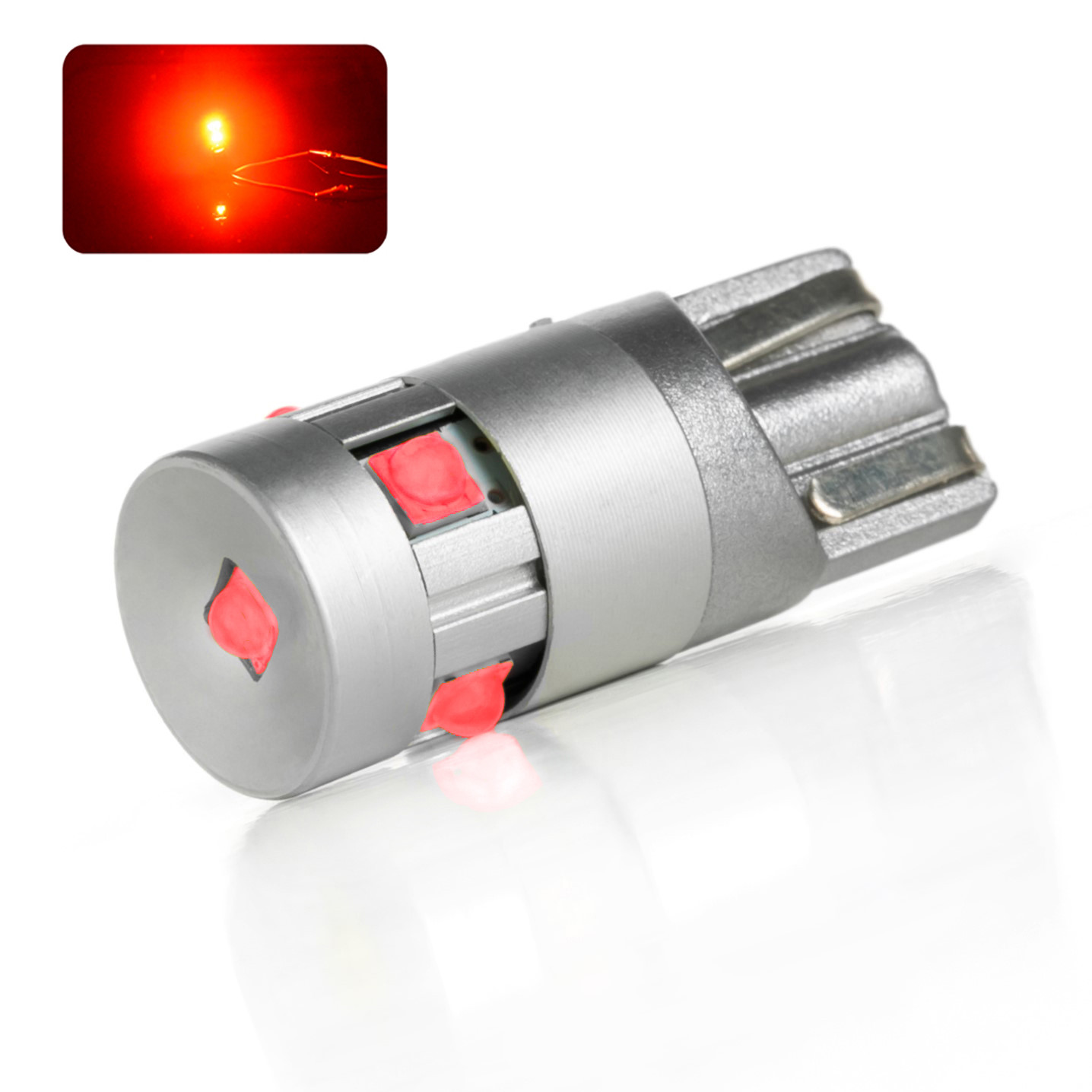 AMPOULE LED T10-WR5W ENDURA ROUGE - AGM VISION