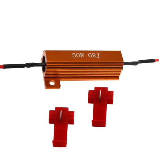 Résistance 6 ohm – Simule une charge de 22 W.