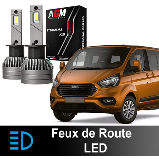 Pack feux de route LED FORD Transit Custom 2017 - 2023 - 90 watts - 15 300 lumens