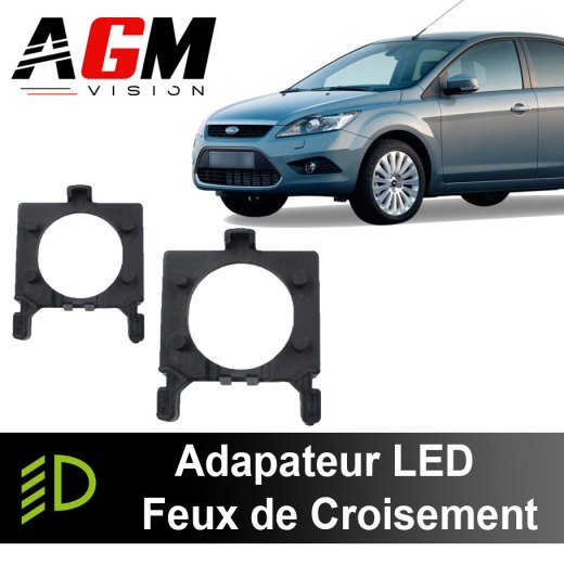 フォード フォーカス MK2 2004 - 2012 用 LED ロービーム アダプター 2個セット