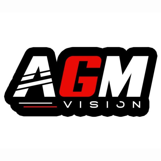 Autocolante AGM Vision com contorno preto (12cm)