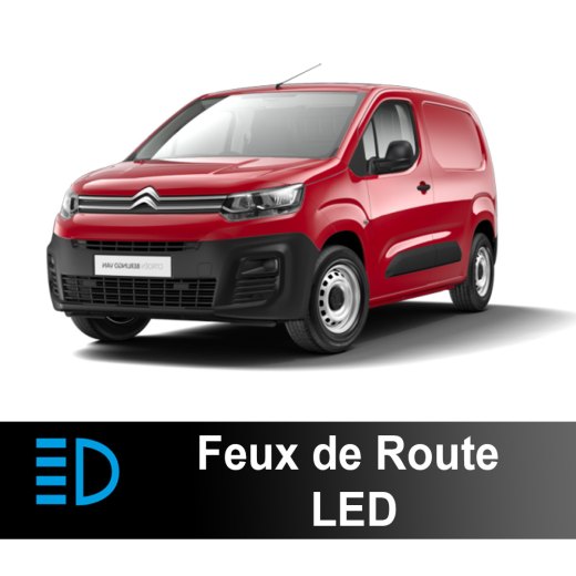 Pack faróis altos LED Citroën Berlingo 3 2018 a 2024 - 90 watts - 15300 lumens