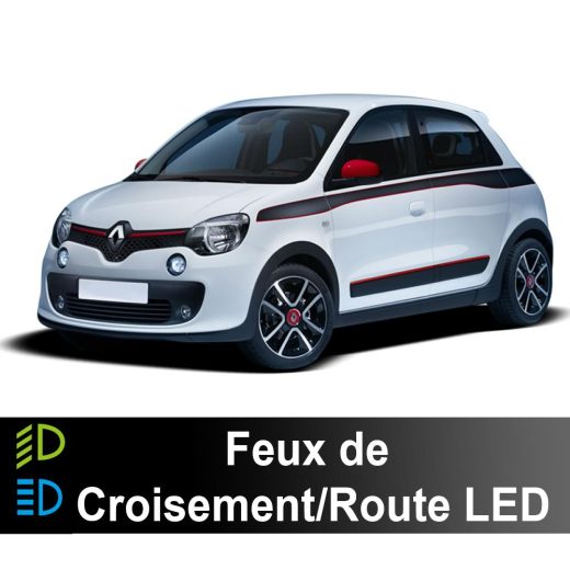 KIT ルノー トゥインゴ 3 2019～2024 用 LED ロービーム/ハイビーム